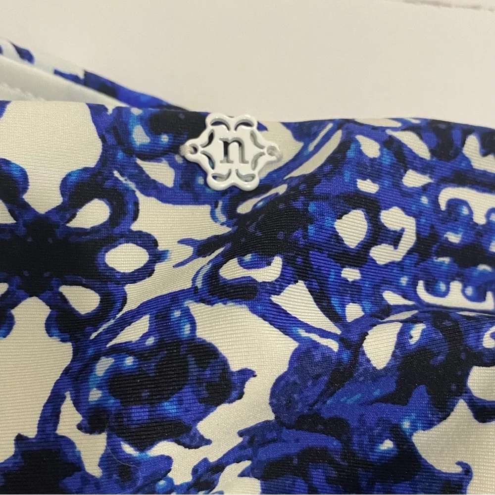 Nanette Lapore Blue & White Bikini - Like New - Size L